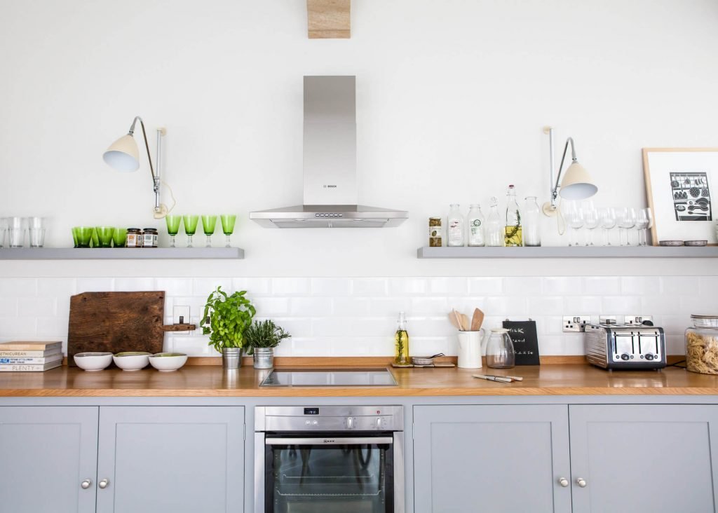 Lara Jane thorpe - commercial photography dorset -gray kitchen