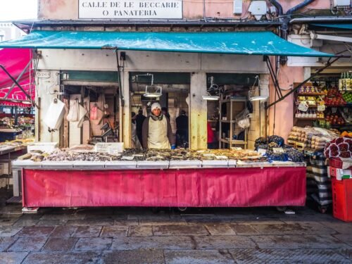 Rialto food market, Venice